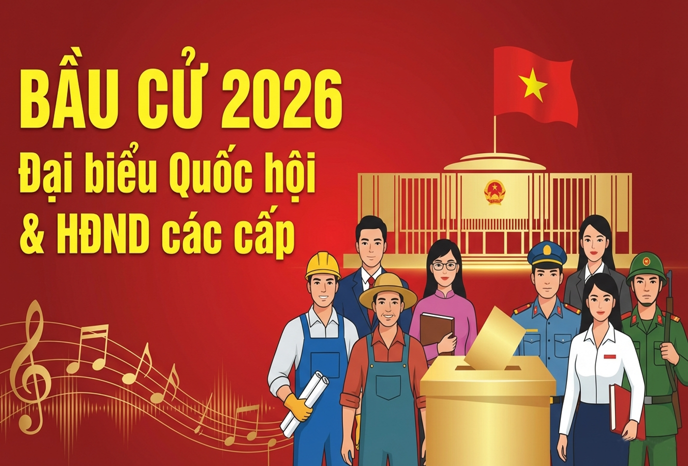 Ca khúc tiêu biểu đạt giải trong Cuộc vận động sáng tác ca khúc về Quốc hội và Hội đồng nhân dân nhân dịp kỷ niệm 80 năm Quốc hội Việt Nam
