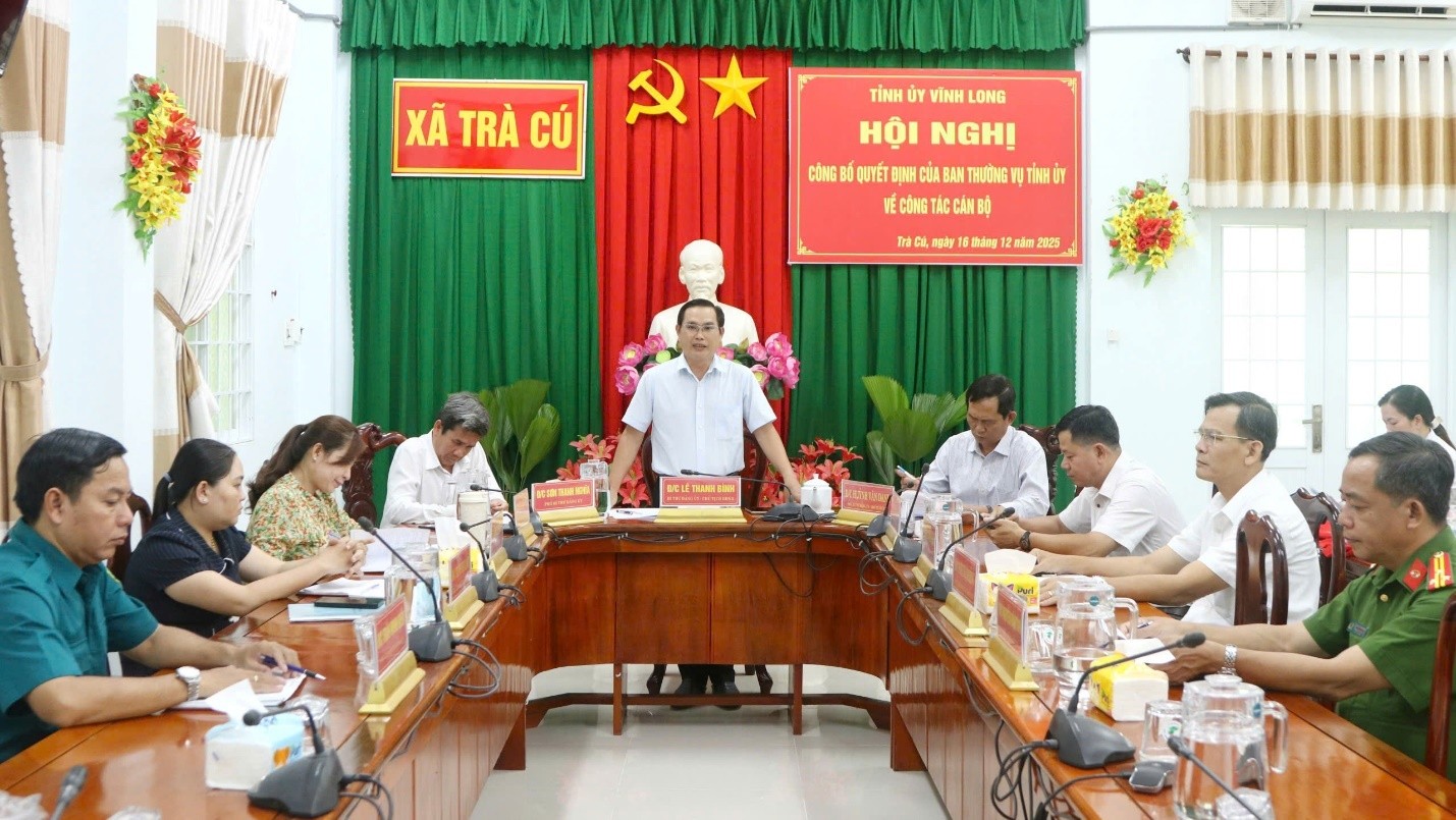 Thường trực Đảng ủy xã Trà Cú tổ chức Hội nghị Ban Thường vụ Đảng ủy mở rộng