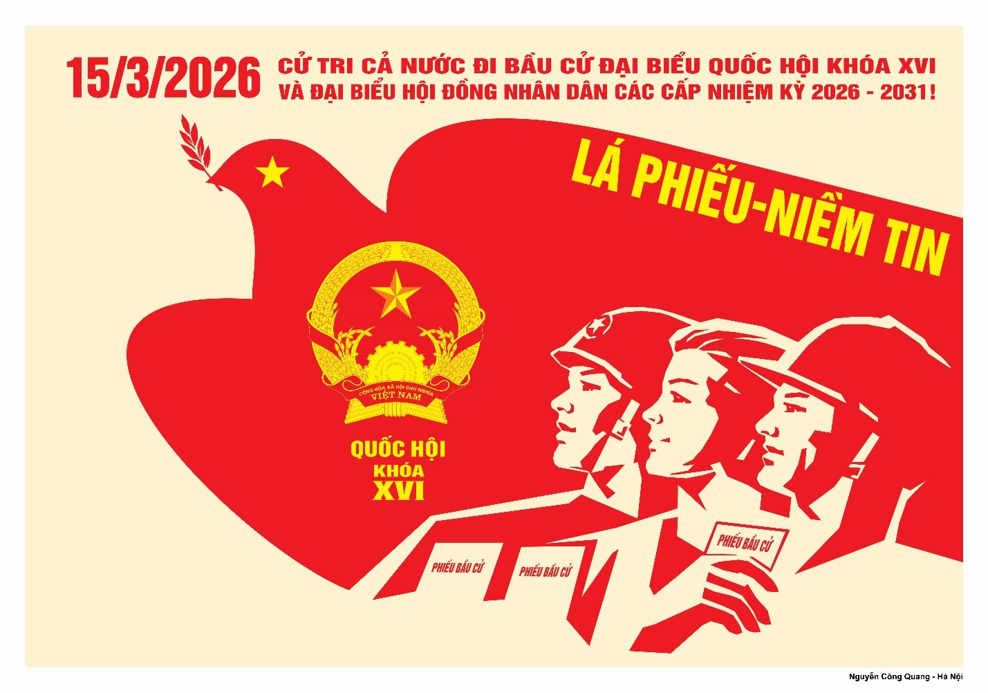 Xã Trà Cú: Tiến tới bầu cử Đại biểu Quốc hội khóa XVI và Đại biểu Hội đồng Nhân dân các cấp, nhiệm kỳ 2026–2031
