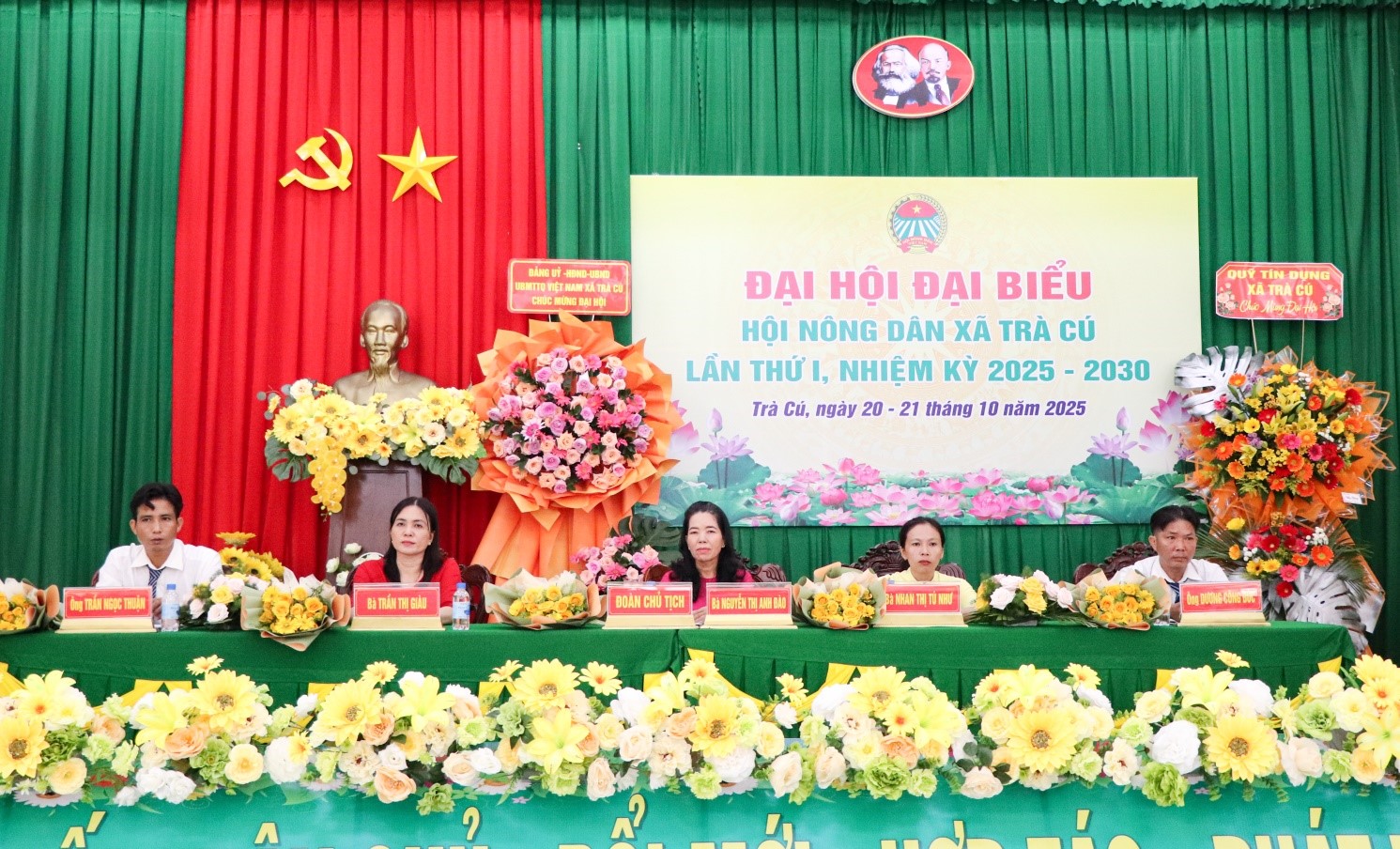 Đại hội đại biểu Hội Nông dân xã Trà Cú lần thứ I, nhiệm kỳ 2025-2030