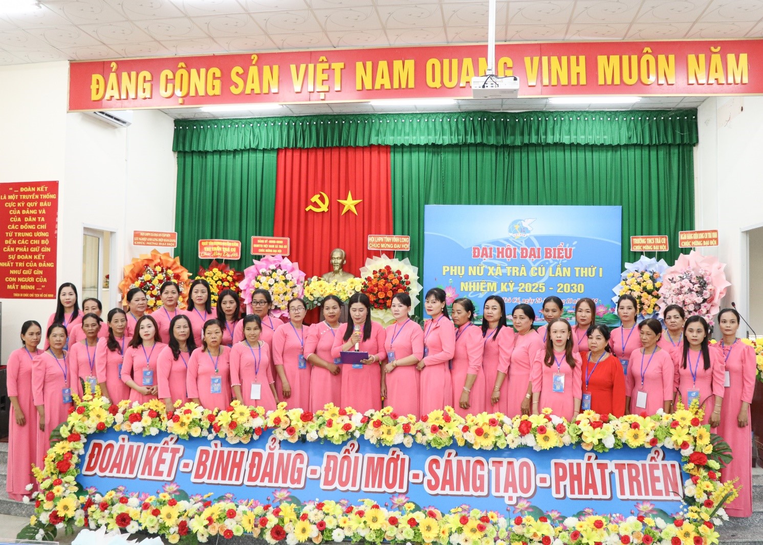Đại hội đại biểu Hội Liên hiệp Phụ nữ xã Trà Cú lần thứ I, nhiệm kỳ 2025-2030