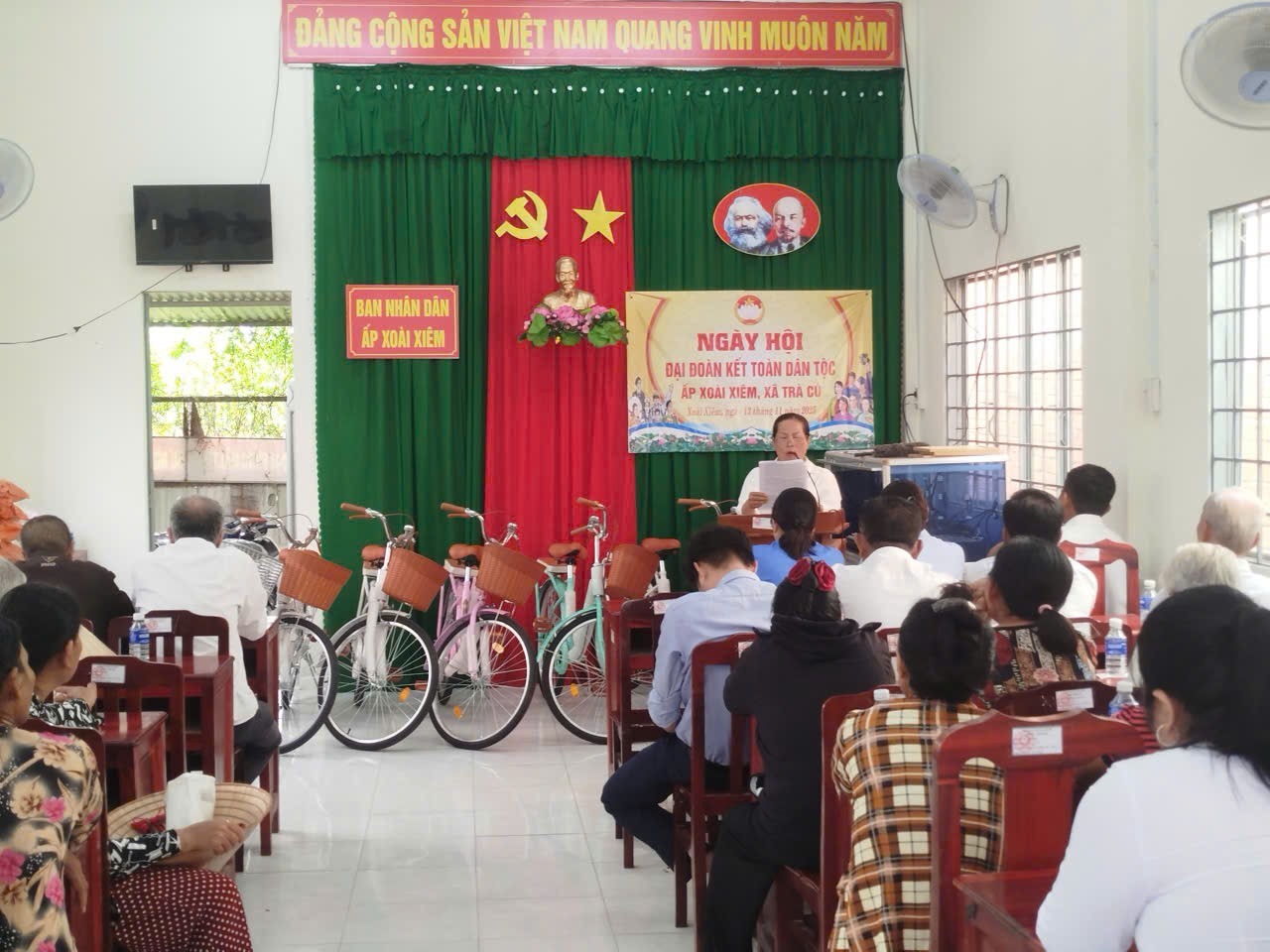 Ấp Xoài Xiêm, xã Trà Cú tổ chức Ngày hội Đại đoàn kết toàn dân tộc năm 2025
