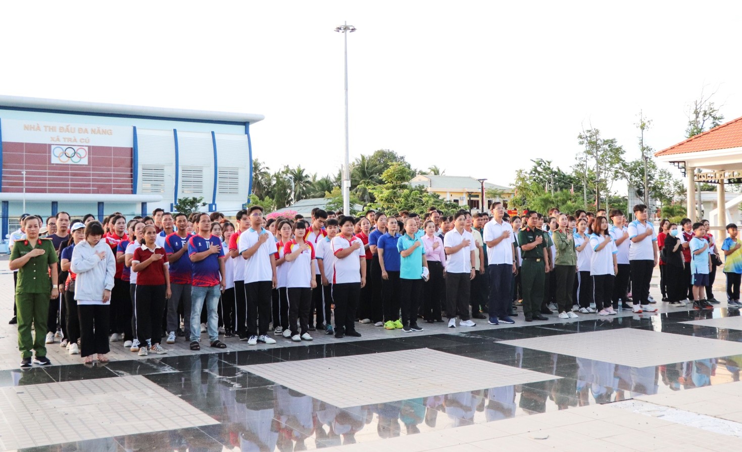 Trà Cú tổ chức điểm cầu trực tuyến tham dự Lễ mít tinh toàn quốc hưởng ứng “Tháng hành động phòng, chống ma túy và chạy hưởng ứng “Chung một quyết tâm xây dựng xã, phường không ma túy”