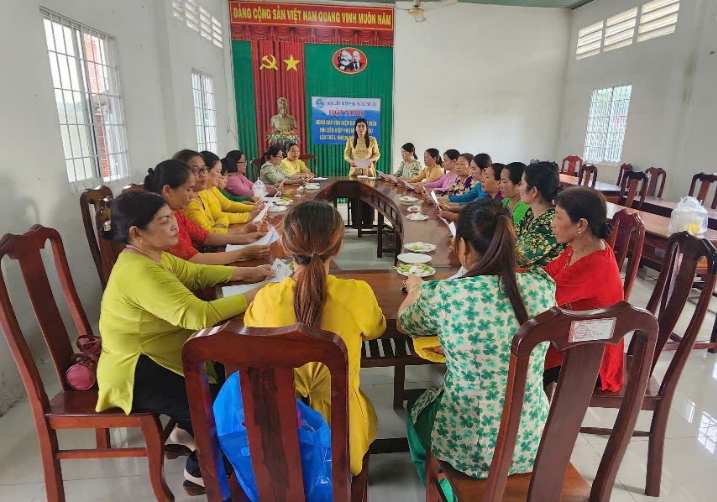 Hội Liên hiệp Phụ nữ xã Trà Cú tổ chức họp Ban Chấp hành đóng góp văn kiện Đại hội đại biểu lần thứ I, nhiệm kỳ 2025–2030.
